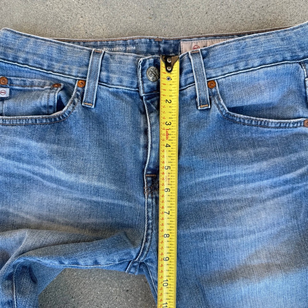 AG Adriano Goldschmied The Ex-Boyfriend Slim Distressed Blue‎ Jeans 26R - Picture 9 of 13